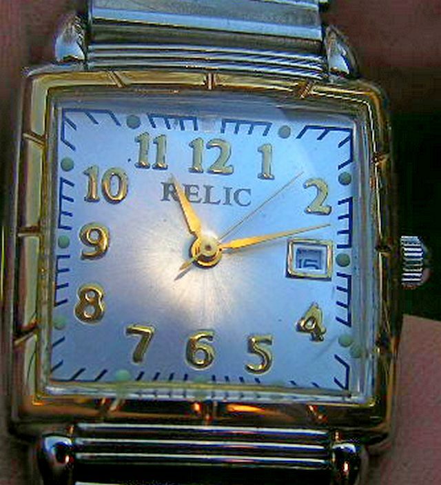 RELIC Wristwatch Unisex SUPER MESH BAND!!! Japan Milanese/Mesh Band works well
