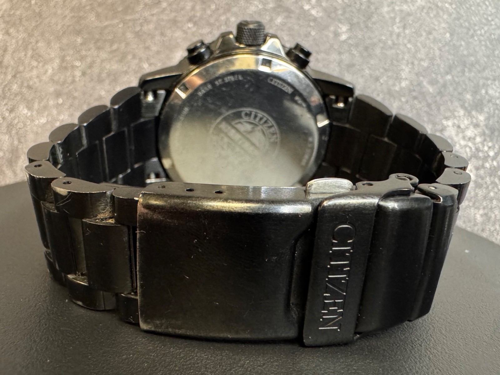 Citizen Eco-Drive Nighthawk WR200 · B612 Black Ion Chronograph Sapphire Crystal