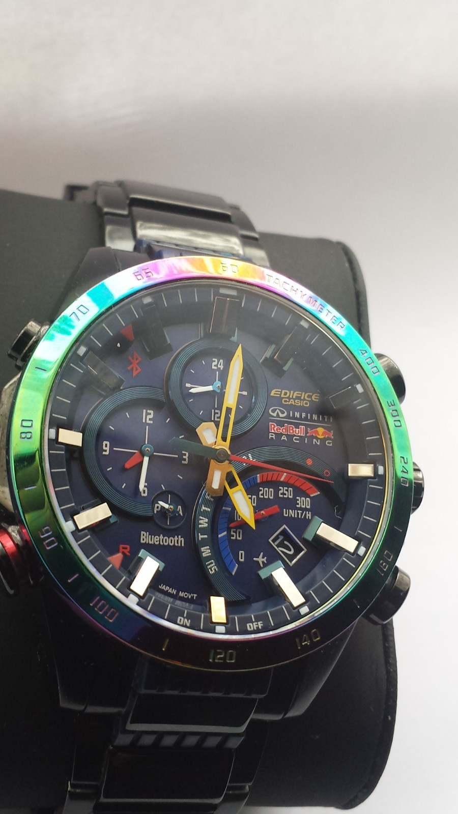 MENS CASIO EDIFICE EQB-500RRB Red Bull Racing Infiniti Multicolour Watch Boxed