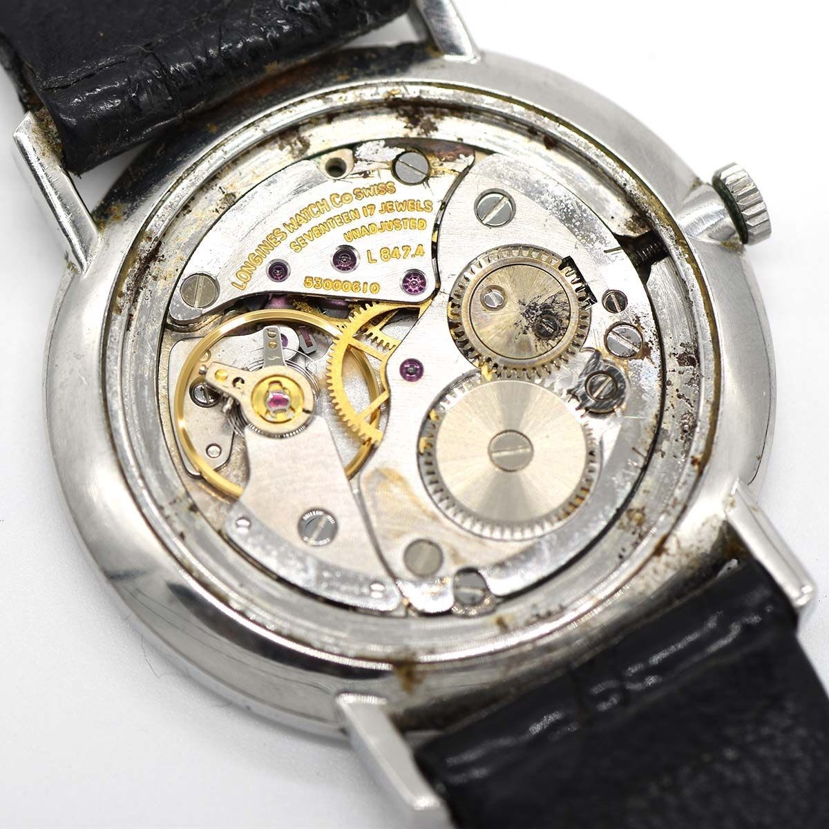 LONGINES 4127 847 L847.4 Round Hand-wound Silver-colored Dial H1843