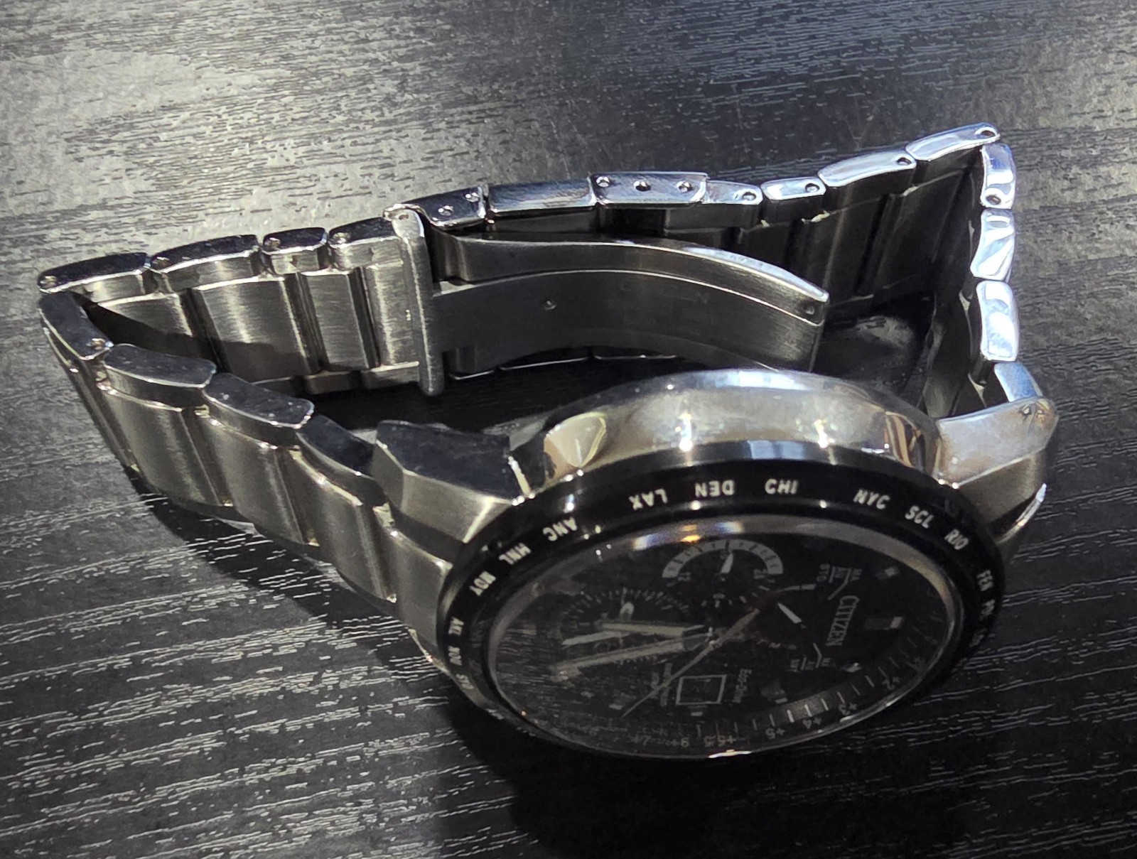 Citizen AT9071-58E World Time A-T Solar Atomic Sapphire Men’s Watch – Full Kit