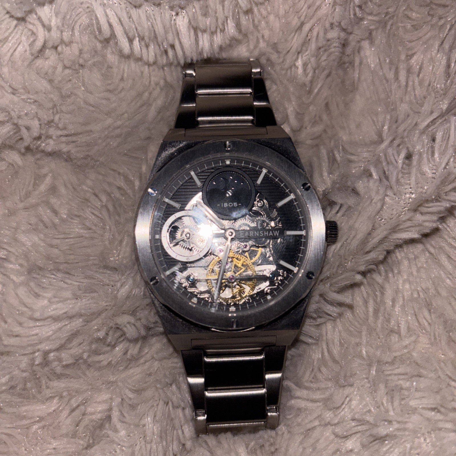 Thomas Earnshaw Drake Dual Time Automatic ES-8291 – As New – Boxed – Warranty