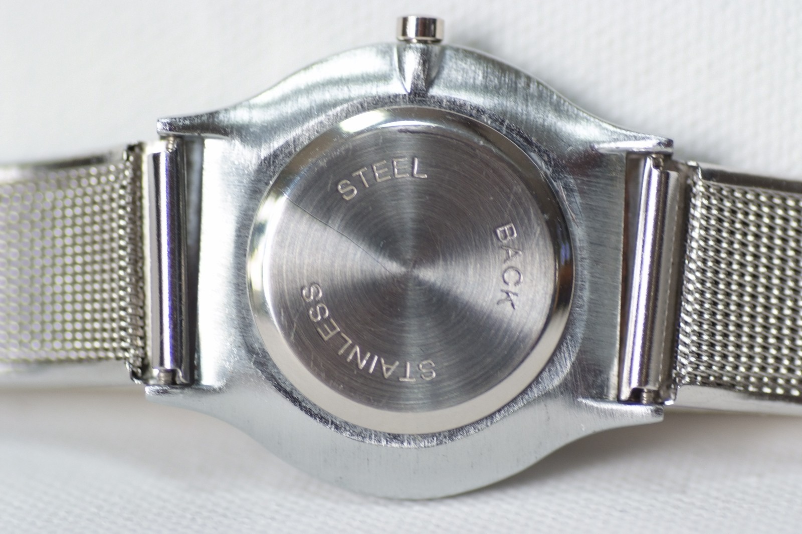 Rare Vintage Apple Stainless Steel Novelty Promo Watch Macintosh Rainbow