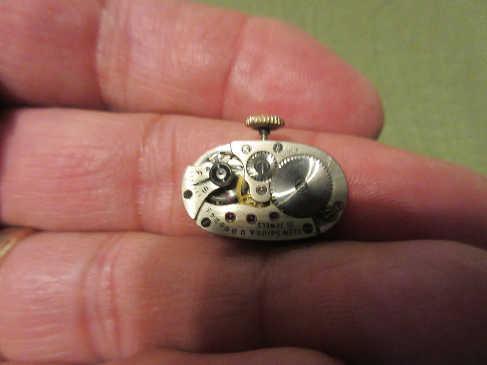 Vintage Elgin Ladies Watch Hadley 1/20 K GF TOP Bracelet WORKS