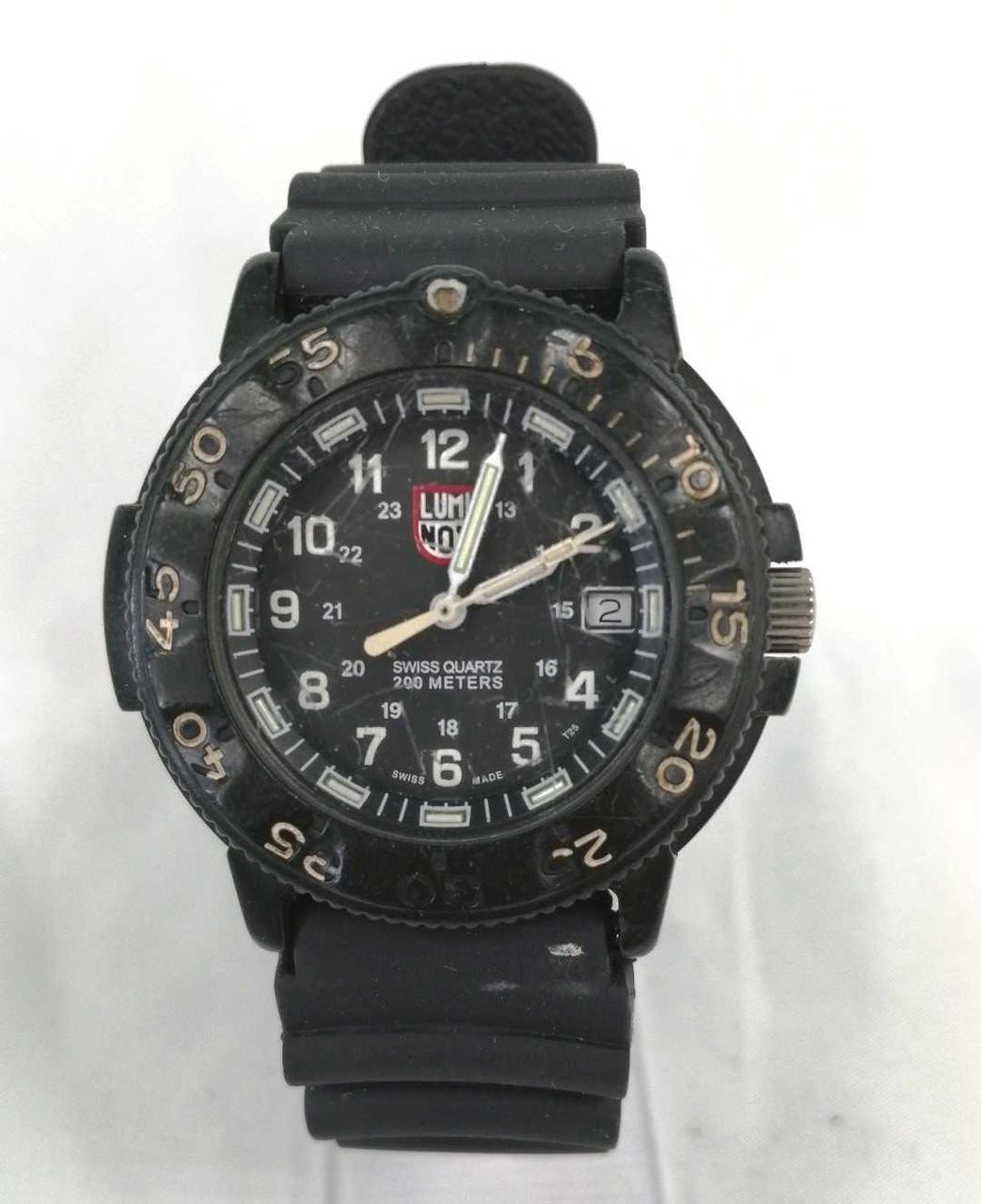 LUMINOX Original Navy SEAL Series 3000/3900 Swiss Quartz Rubber Strap Pre-owned