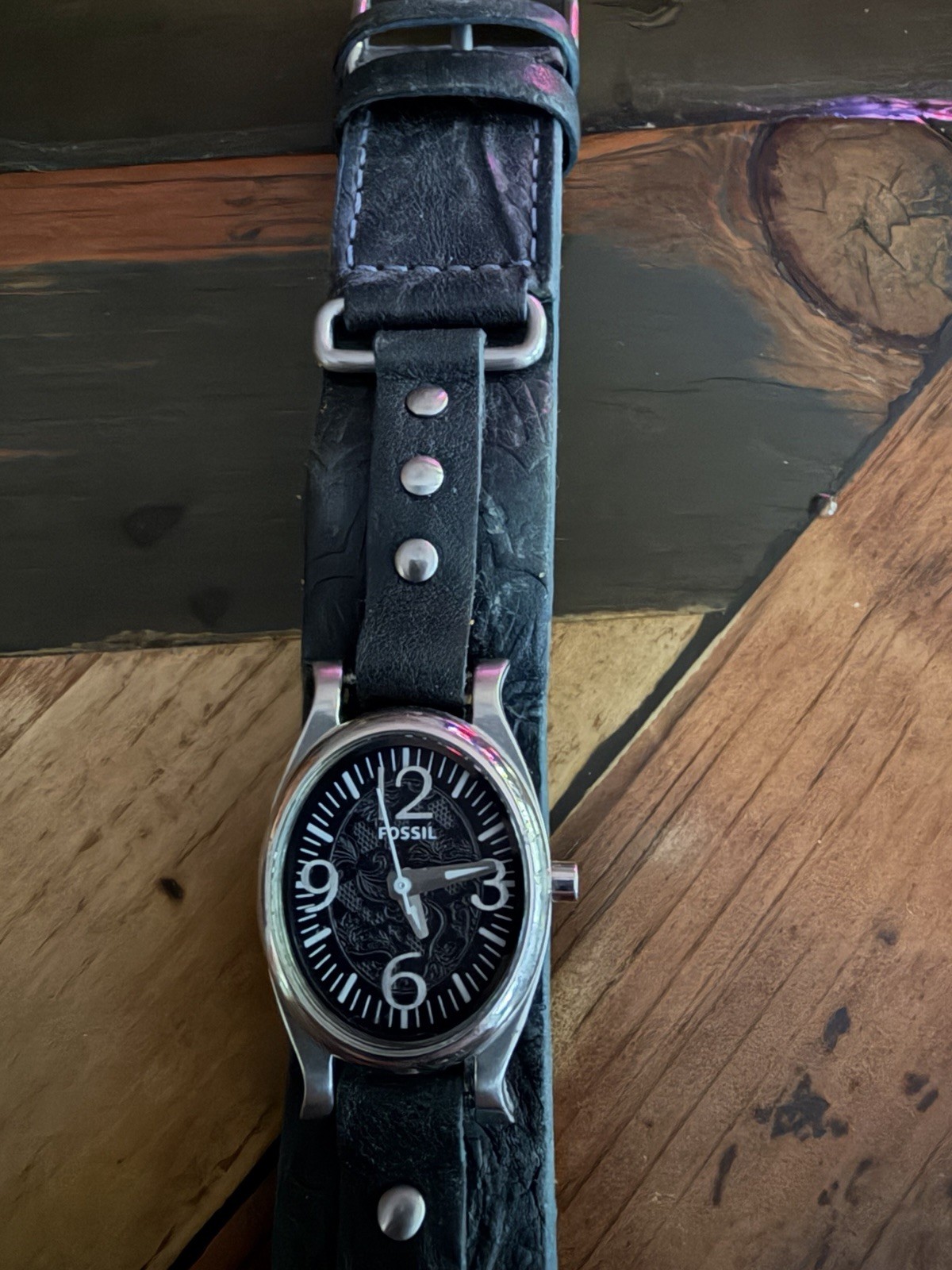 Fossil Women’s 32mm Quartz Wristwatch Black Dial Arabic Numerals 5 ATM
