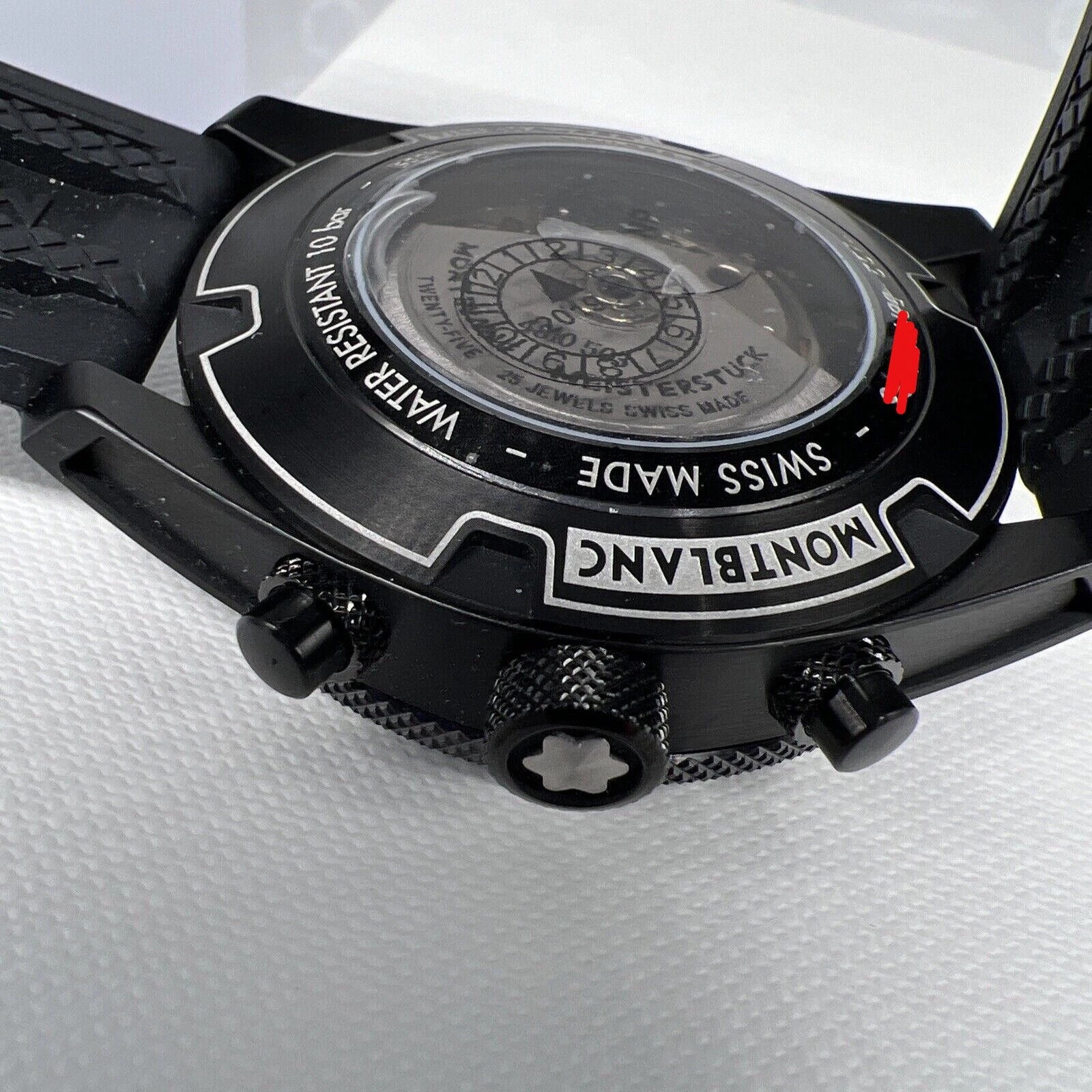 $6500 MSRP – Timewalker Automatic Chrono 43mm 25j Travel Case MB116101