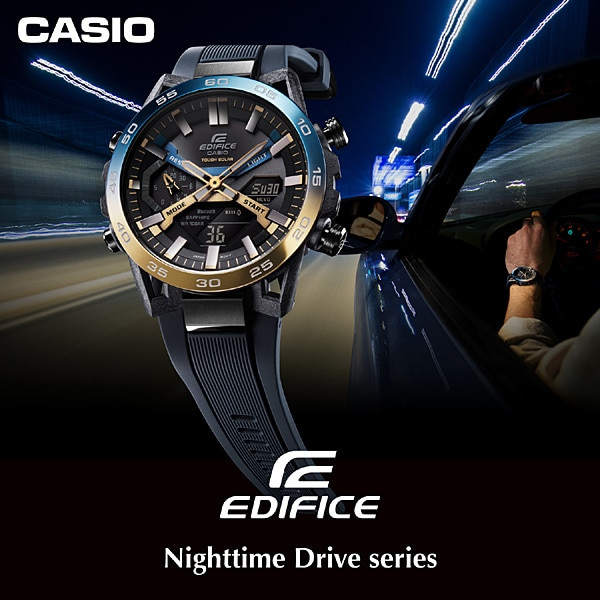 Casio Edifice ECB-2000YNP-1AJF Nighttime Drive Solar Bluetooth Chronograph JDM