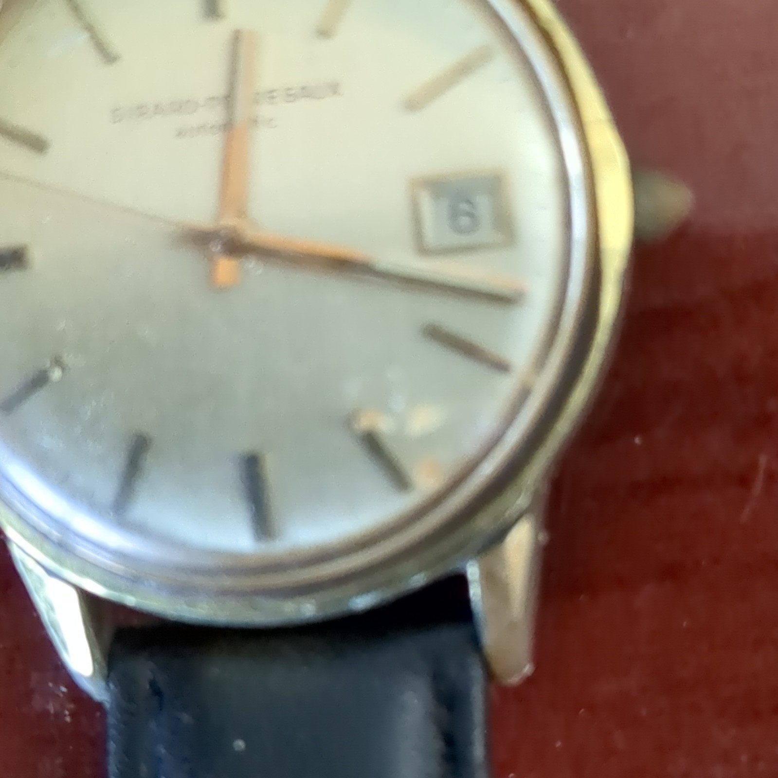 Girard-Perregaux Automatic Men’s Gold Plated Date Watch Silver Dial 34mm