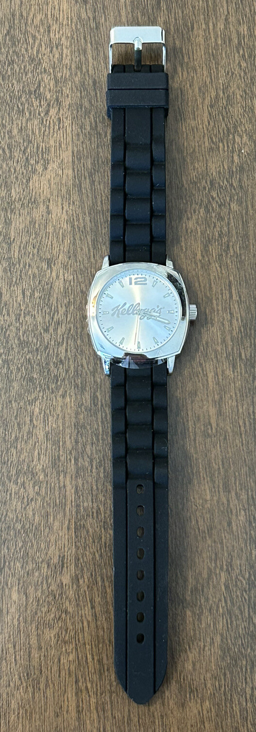 KELLOGG’S REMIX BY FOSSIL WATCH RUBBERY BAND 30 METERS/100 FEET METAL BOX ~ NEW