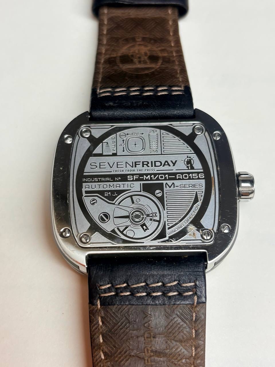 SEVENFRIDAY M-Series M1/01 Automatic Men’s Watch Stainless Steel (For repair)