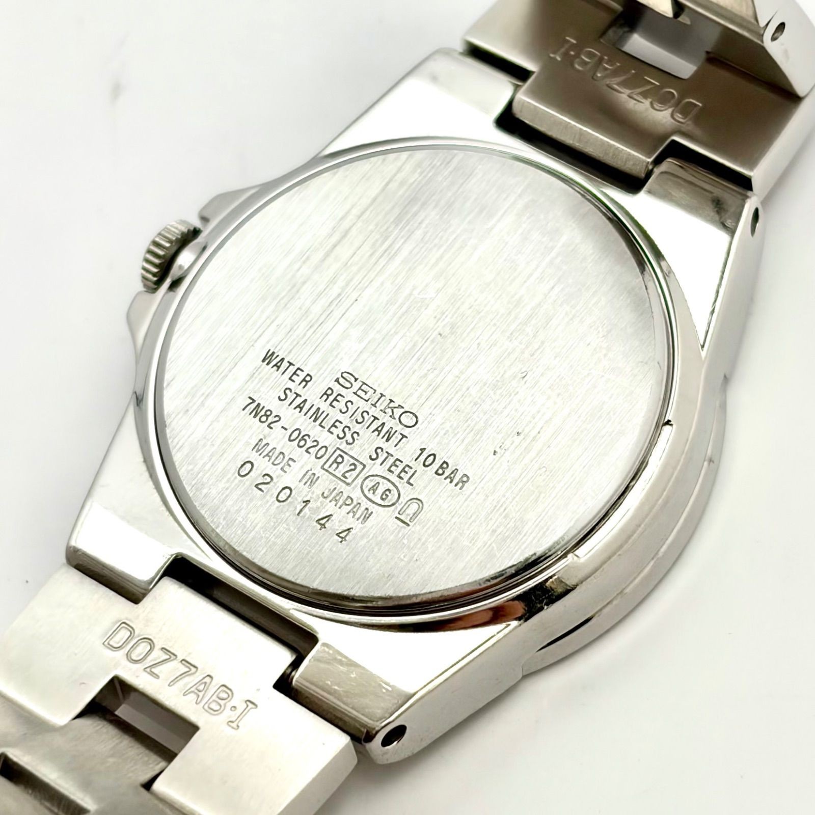 SEIKO Lukia Pink Silver Ladies Watch 7N82-0620 wrist 16.0cm/6.3in NB/NA