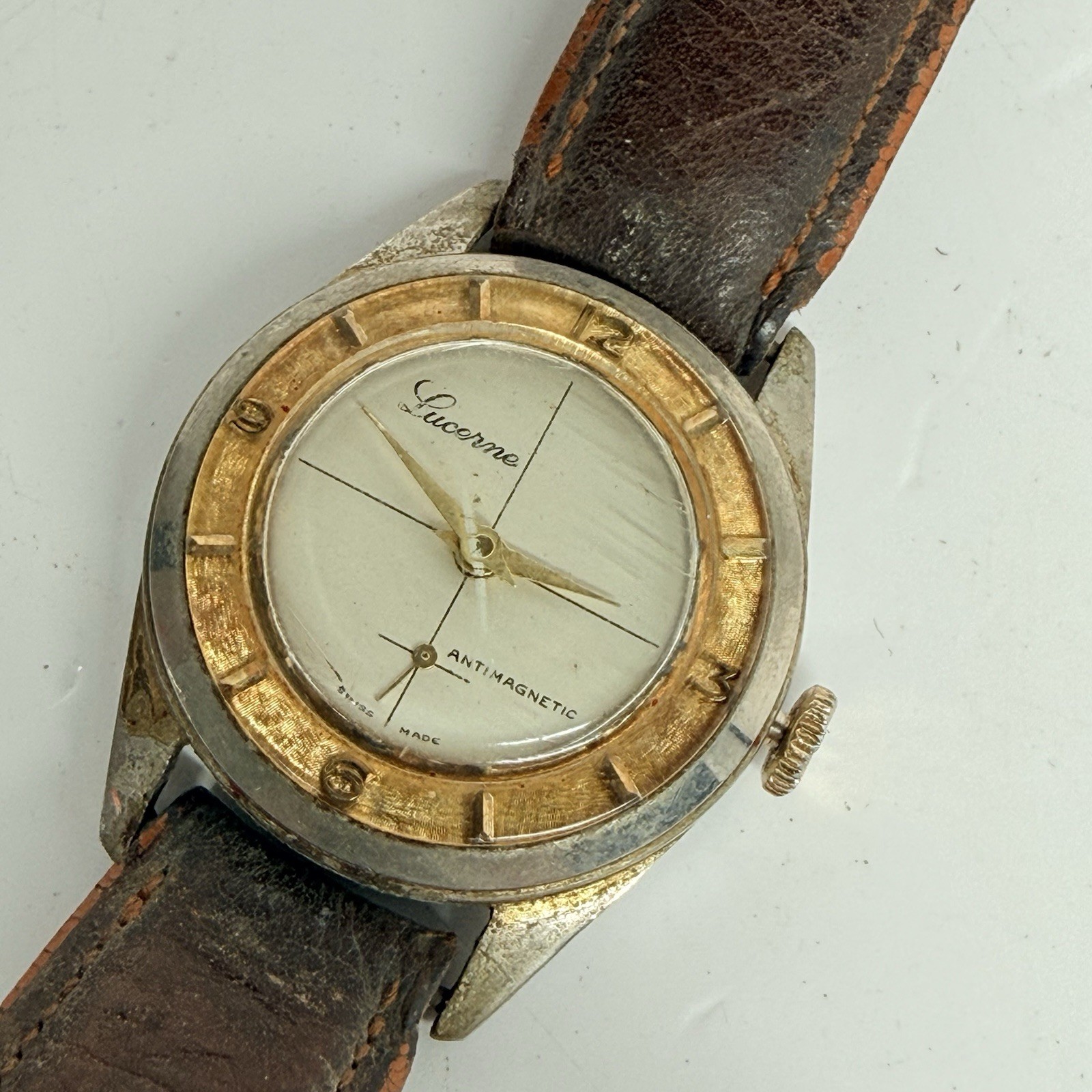 Vintage Lucerne Antimagnetic Watch Not Running
