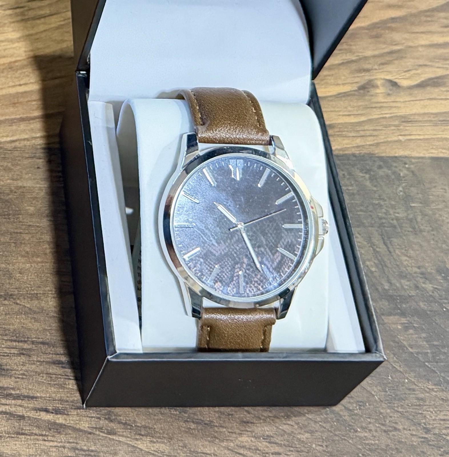 INC INTERNATIONAL CONCEPTS Men’s Faux-Leather Strap Watch Snake Skin Face 46 MM