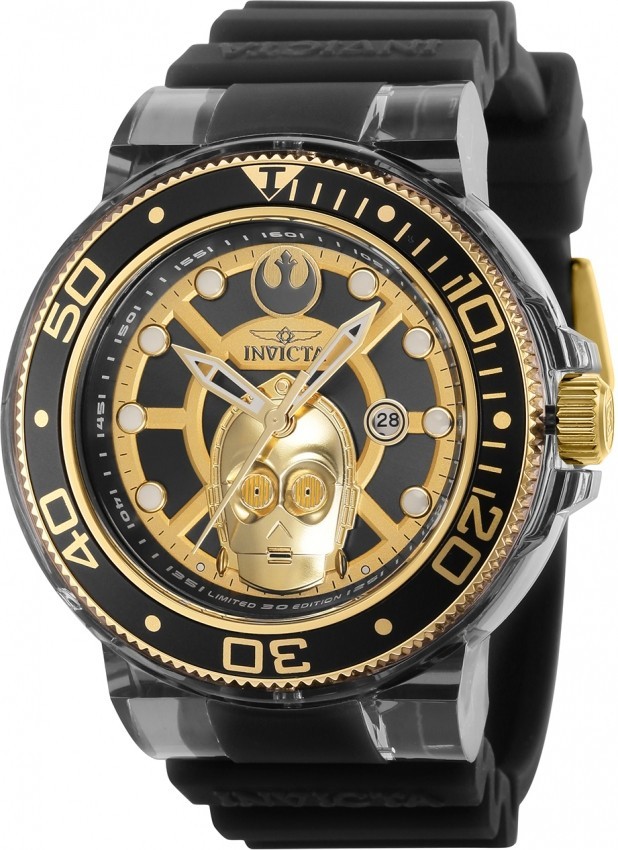 Invicta Star Wars Limited Edition C-3PO Watch #39709 (0275/5000) In Original Box