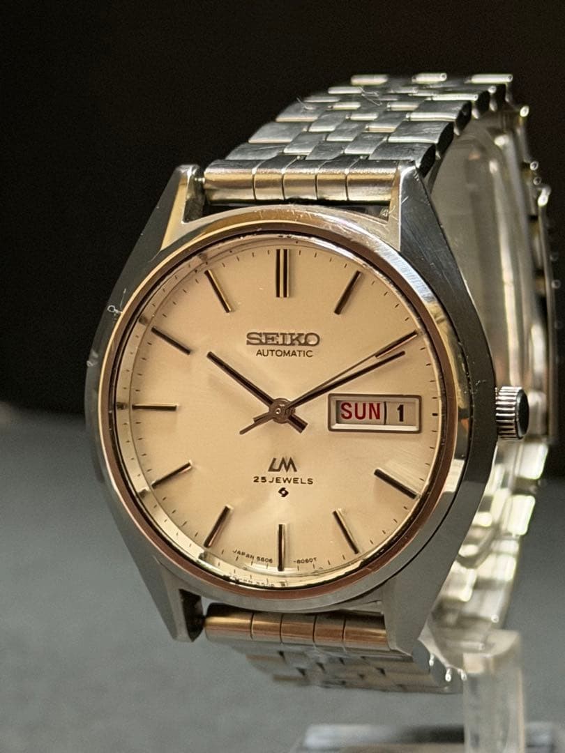 SEIKO Lord Matic LM 5606-8031 Automatic Watch Running
