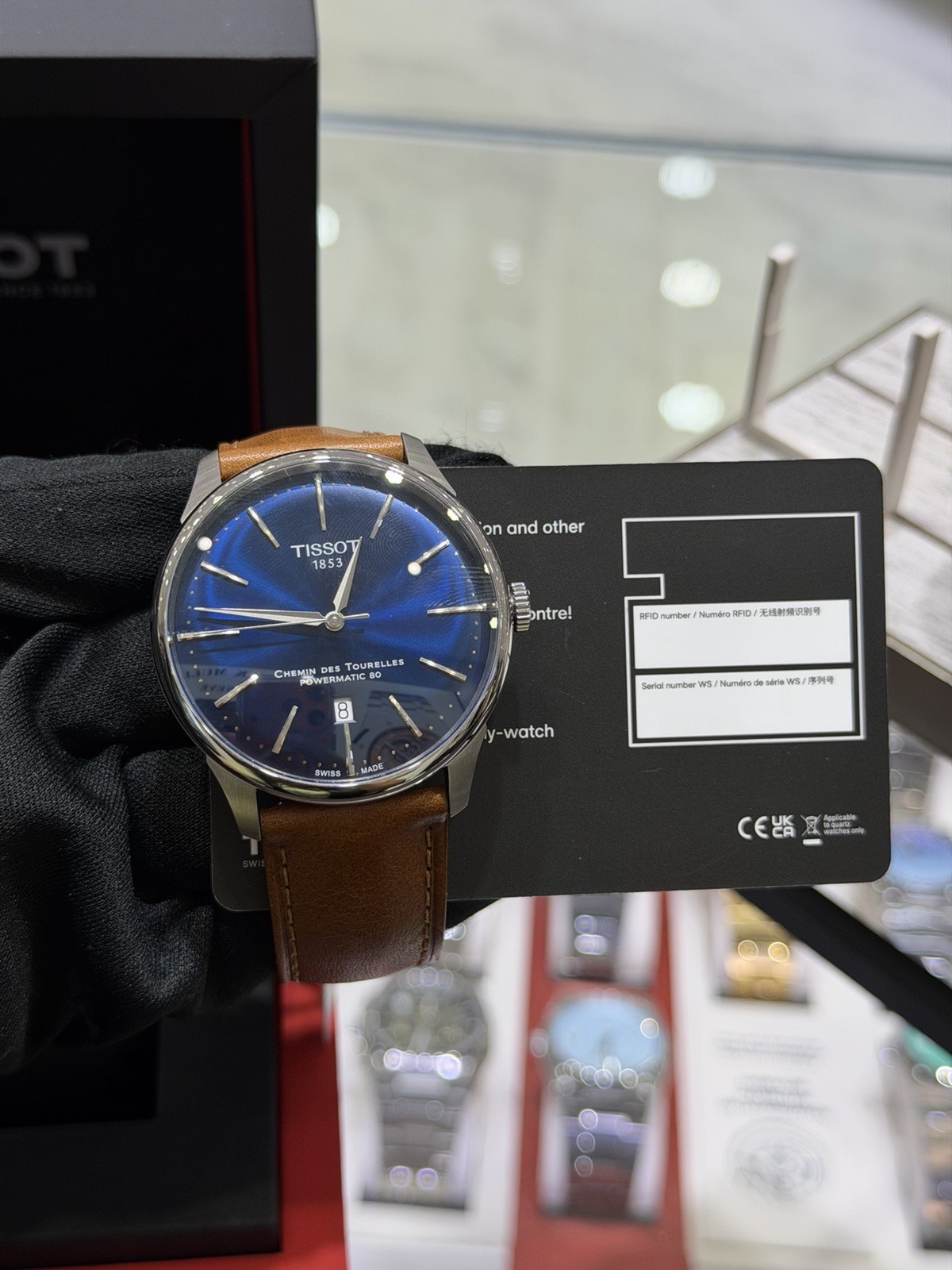 New Tissot Chemin Des Tourelles 42MM Men’s Watch On Leather T139.407.16.041.00