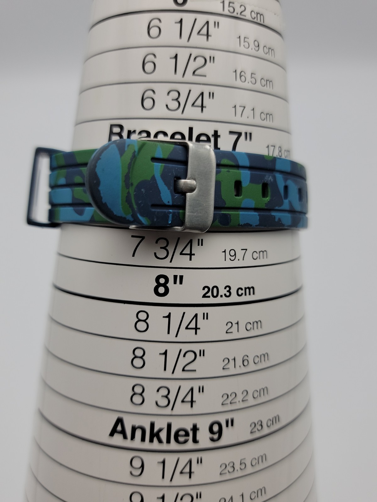Lavaredo Kids Digital Watch 38mm Blue Green Band 4.75″-7.5″, Runs