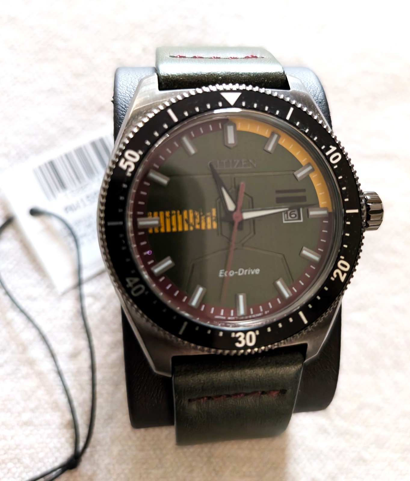 Star Wars Boba Fett Limited edition Citizen Eco-drive wristwatch