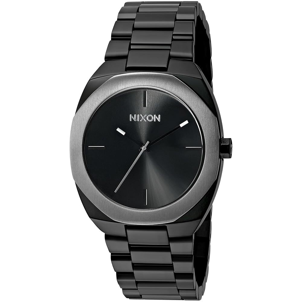 Nixon Women’s Catalyst Stainless Steel Black Silver Quartz 36mm Watch A918-180