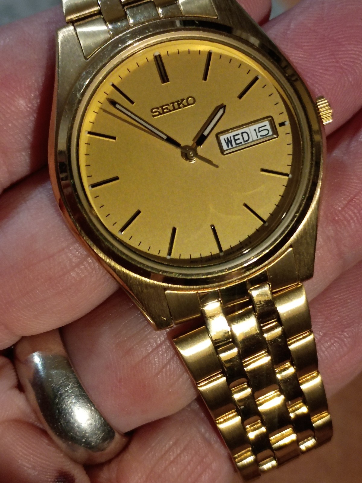 Seiko 7N43-919M All Gold Day Date, Vintage Seiko President!!!
