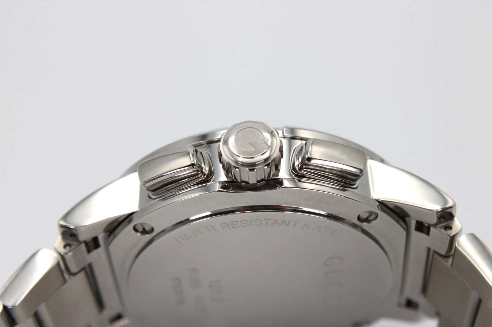 GUCCI G-Chrono YA101201 Silver Dial Men Watch 44mm