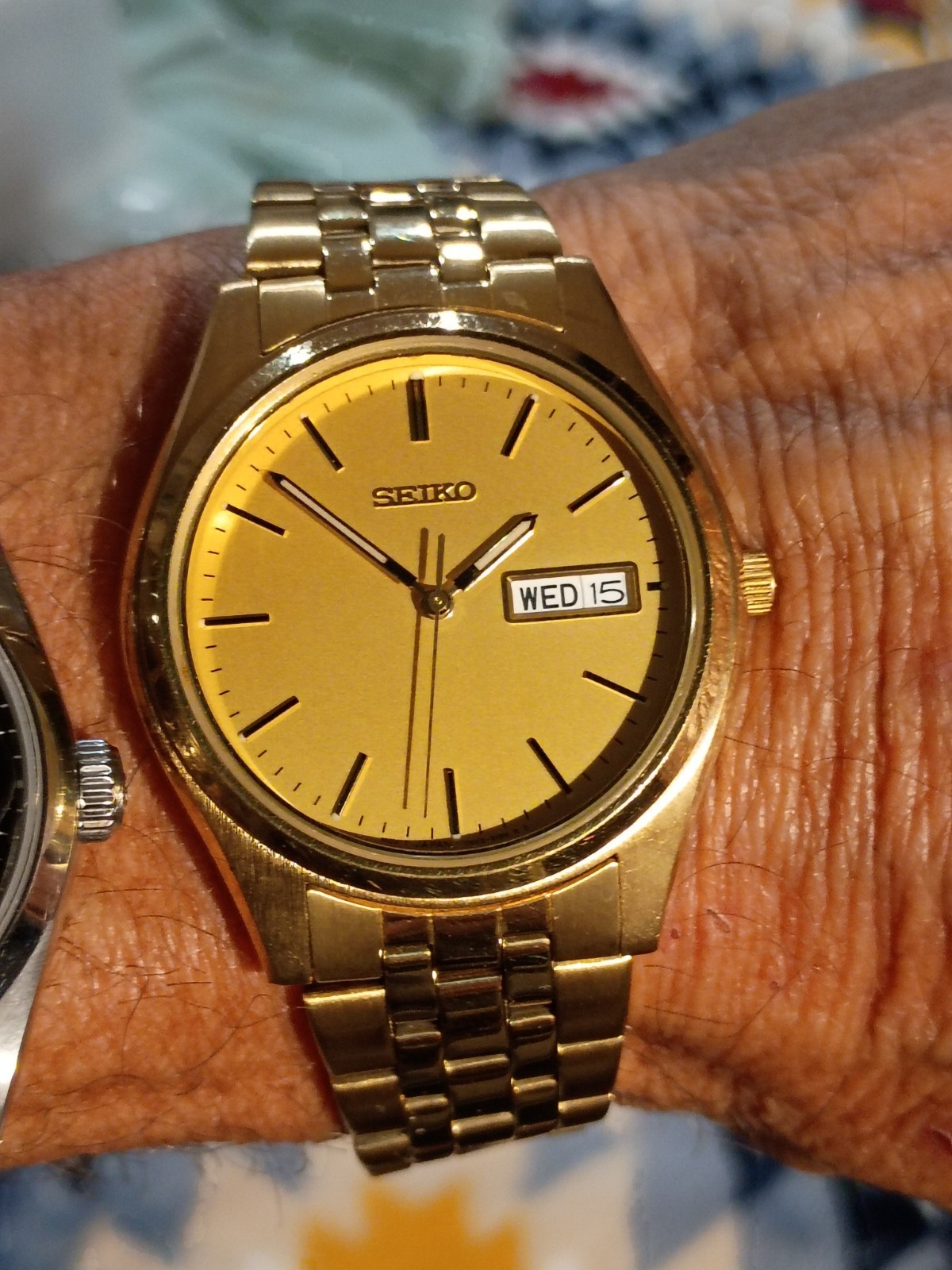 Seiko 7N43-919M All Gold Day Date, Vintage Seiko President!!!