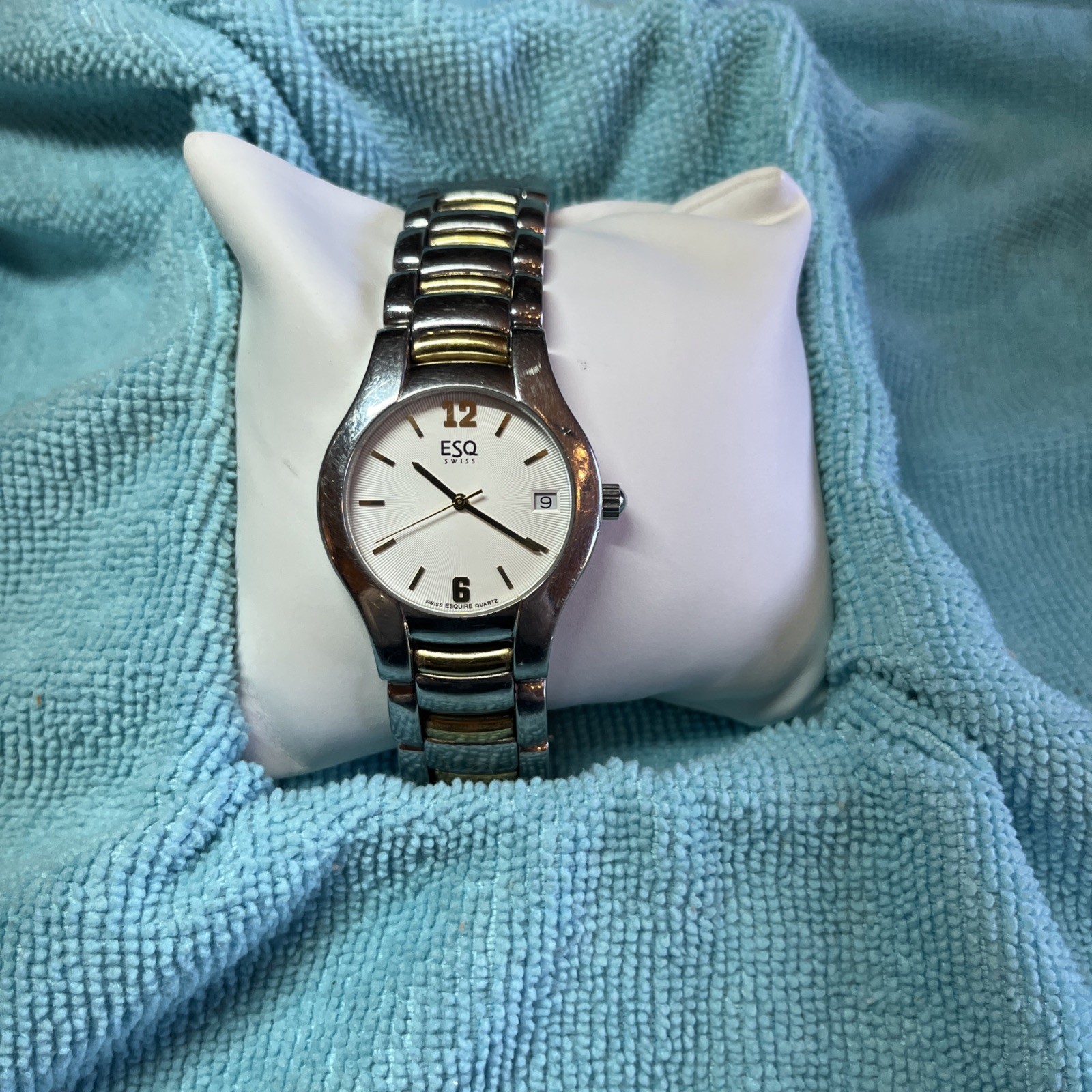 ESQ by Movado Men’s Swiss Quartz Movement Two-Tone Watch Works Great