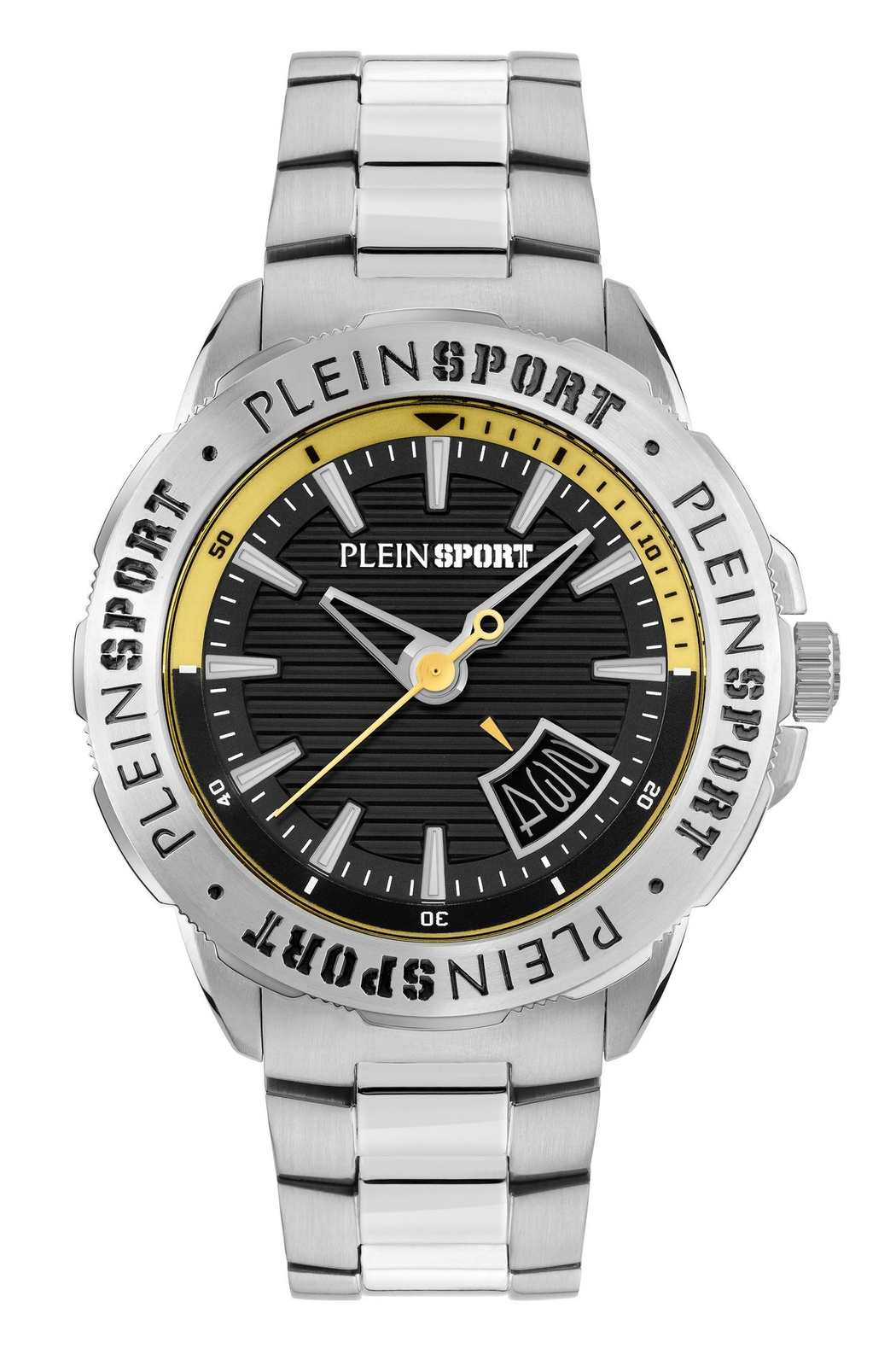 Plein Sport Men’s Watch Analog Quartz RAMPAGE PSGDA0524 Stainless Steel Silicone
