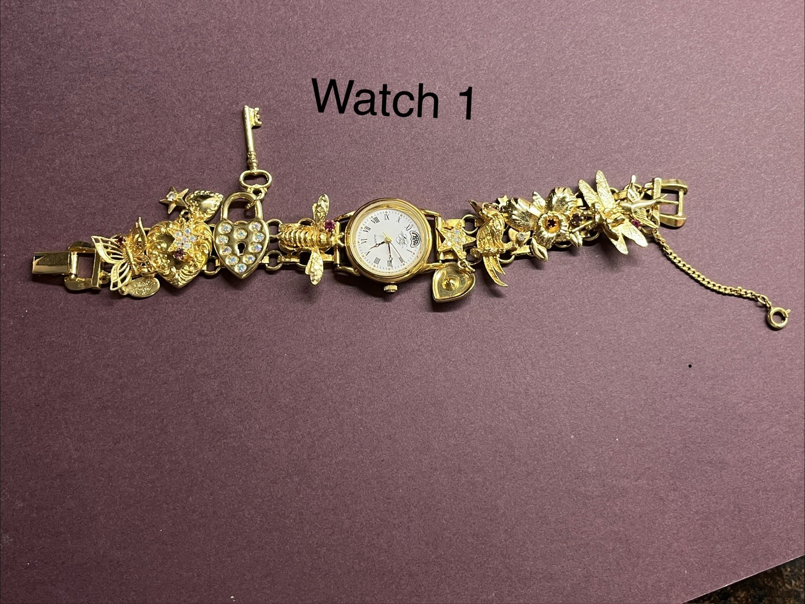 Kirks Folly Watch Crystal Charms Bee-Dragonfly-Butterfly-Stars