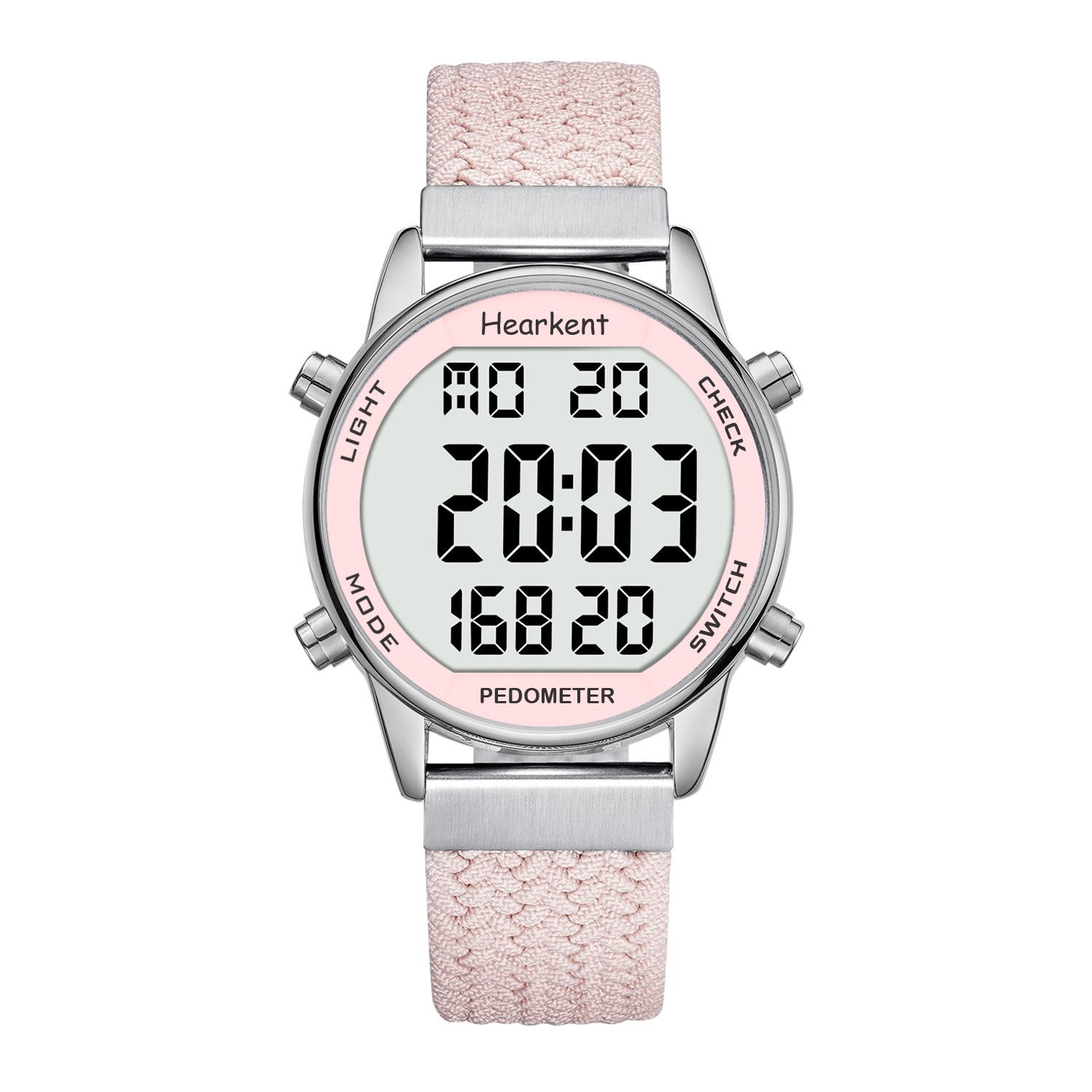 Hearkent Pedometer Sport Watch with Step Counter, Calories & Stopwatch