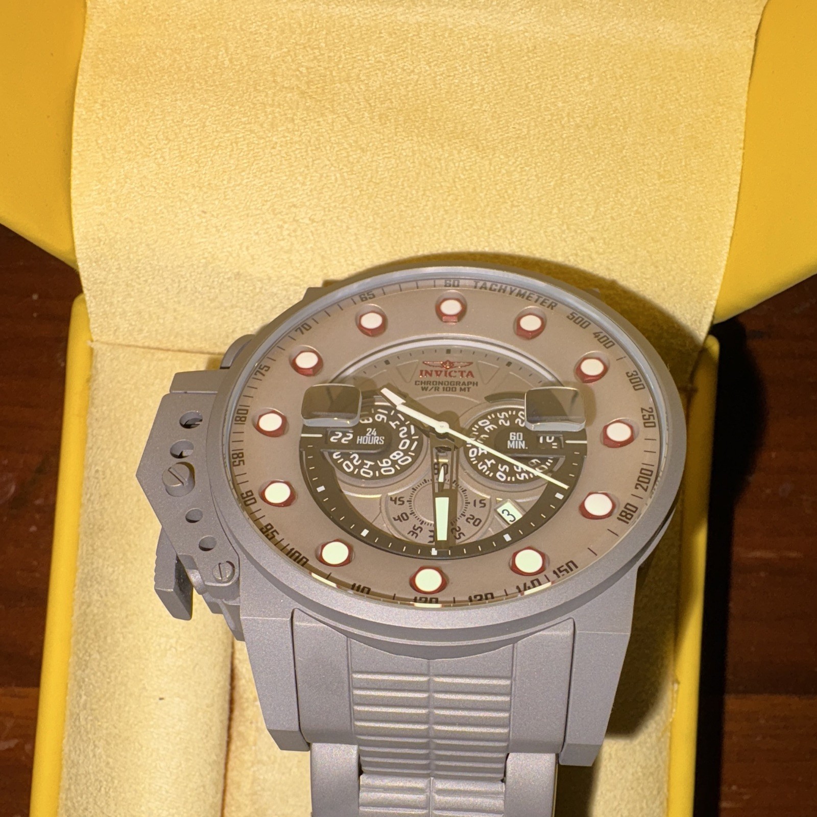 Invicta I-Force Bomber Mens 50mm Watch in Gunmetal — model 18698