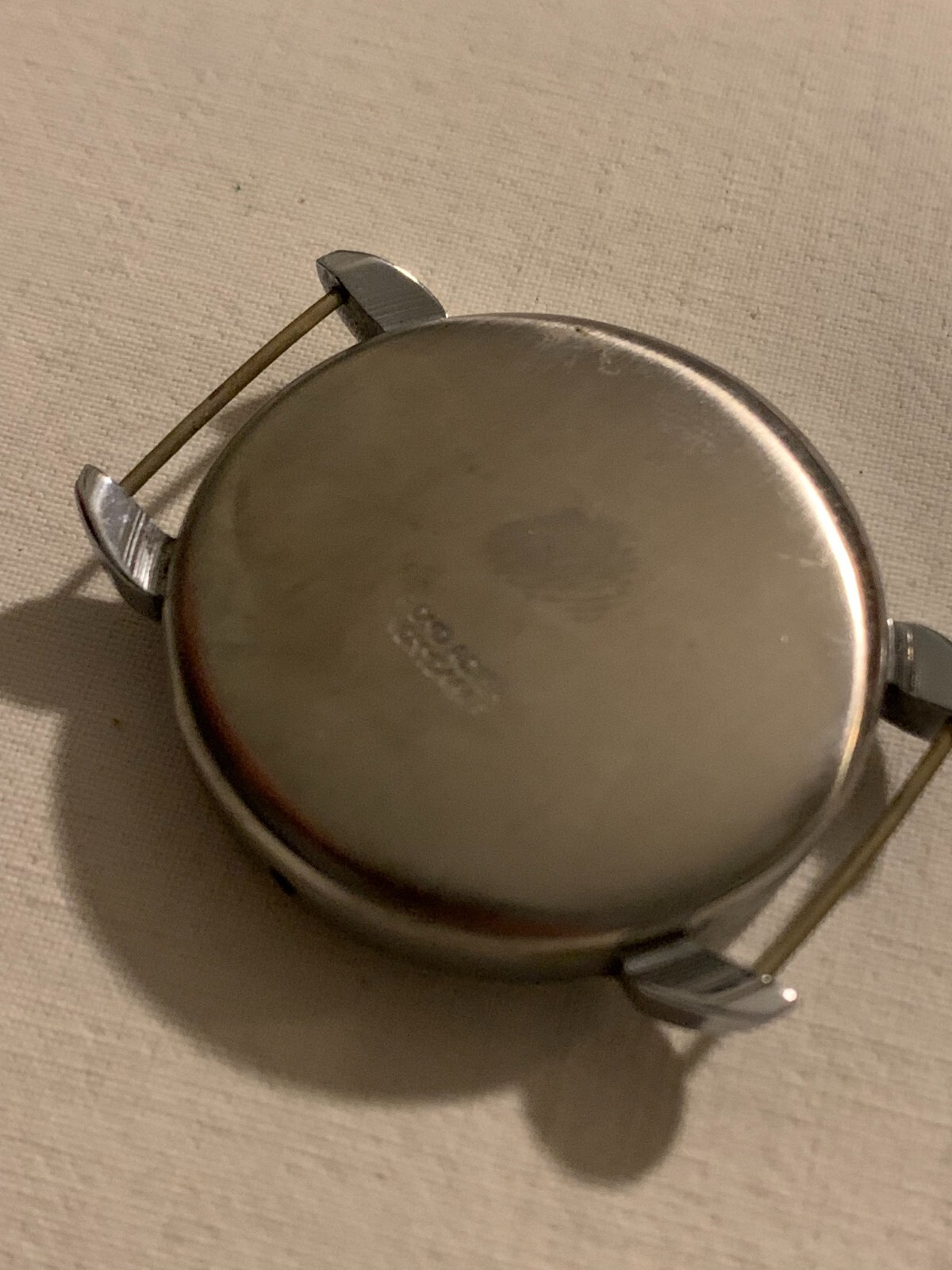 38mm Single Button Chronograph Case Fixed Lands 1920s/30s NOS