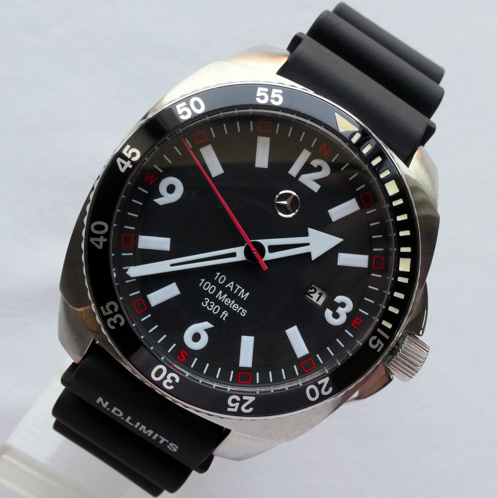 Mercedes Benz Motorsport Racing AMG DTM Pilot Aviator Sport Car Accessory Watch