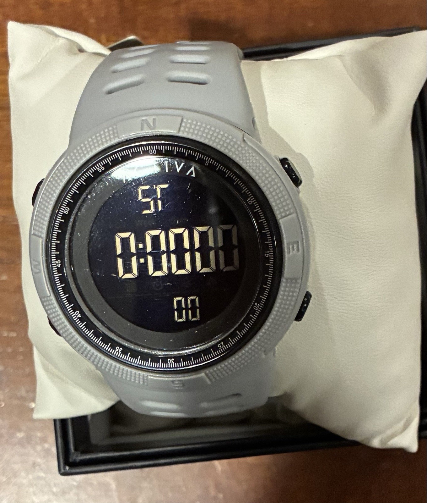 Activa Digital Essentials Men’s Quartz Digital Sport Watch 50mm Gray Black 50m