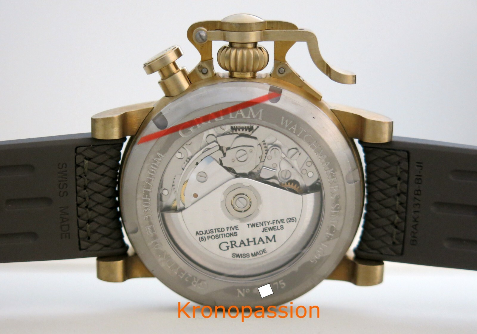 Graham Chronofighter Vintage Overlord 75 Years Anniversary Limited Edition New !