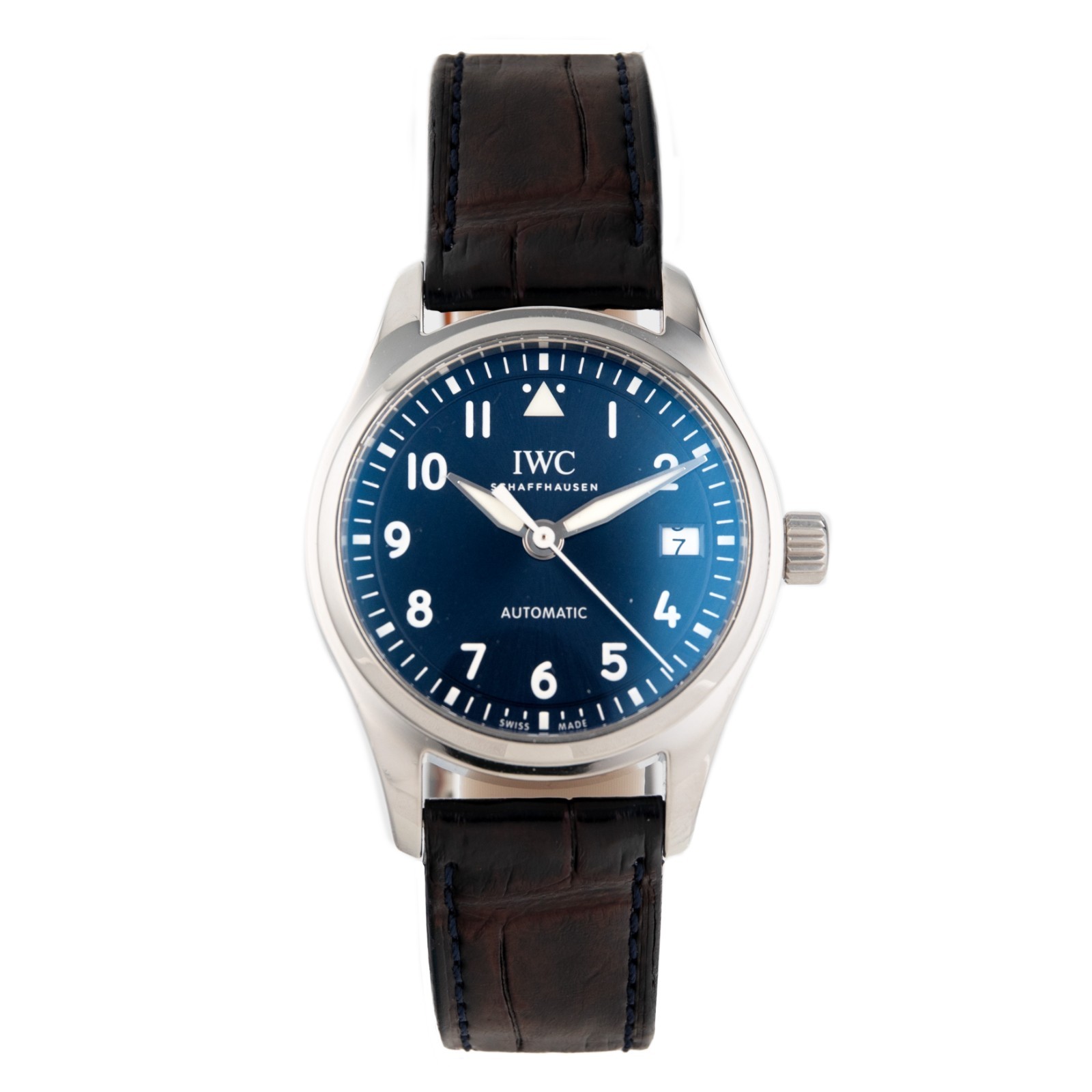 IWC Pilot’s Watch Automatic 36 Stainless Steel Blue Dial 36mm IW324008 Full Set