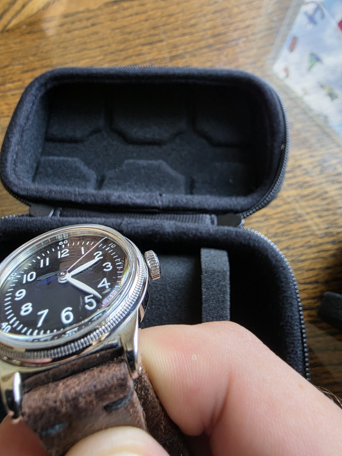 Praesidus A-11 Type 44 – White Indices – Swiss Landeron L21 – Hand Wound Watch