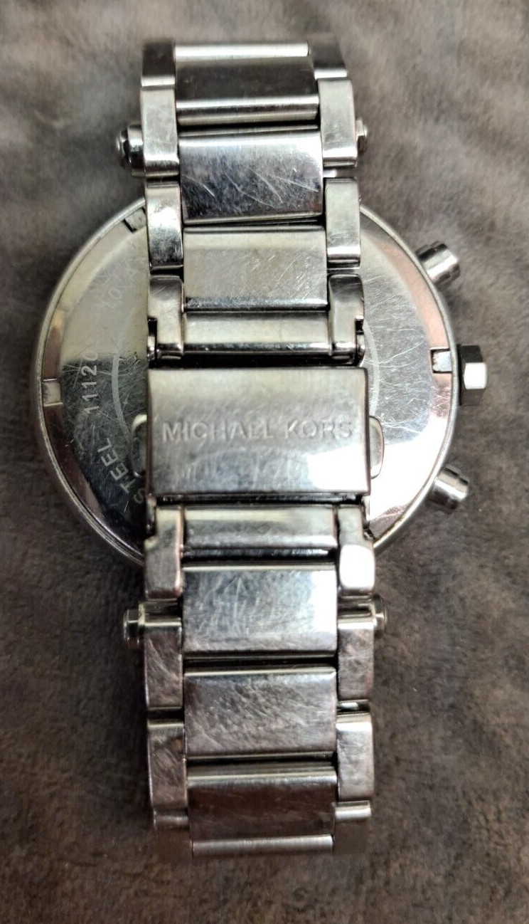 Michael Kors MK5353 Parker Stainless Steel Watch With Glitz Accents