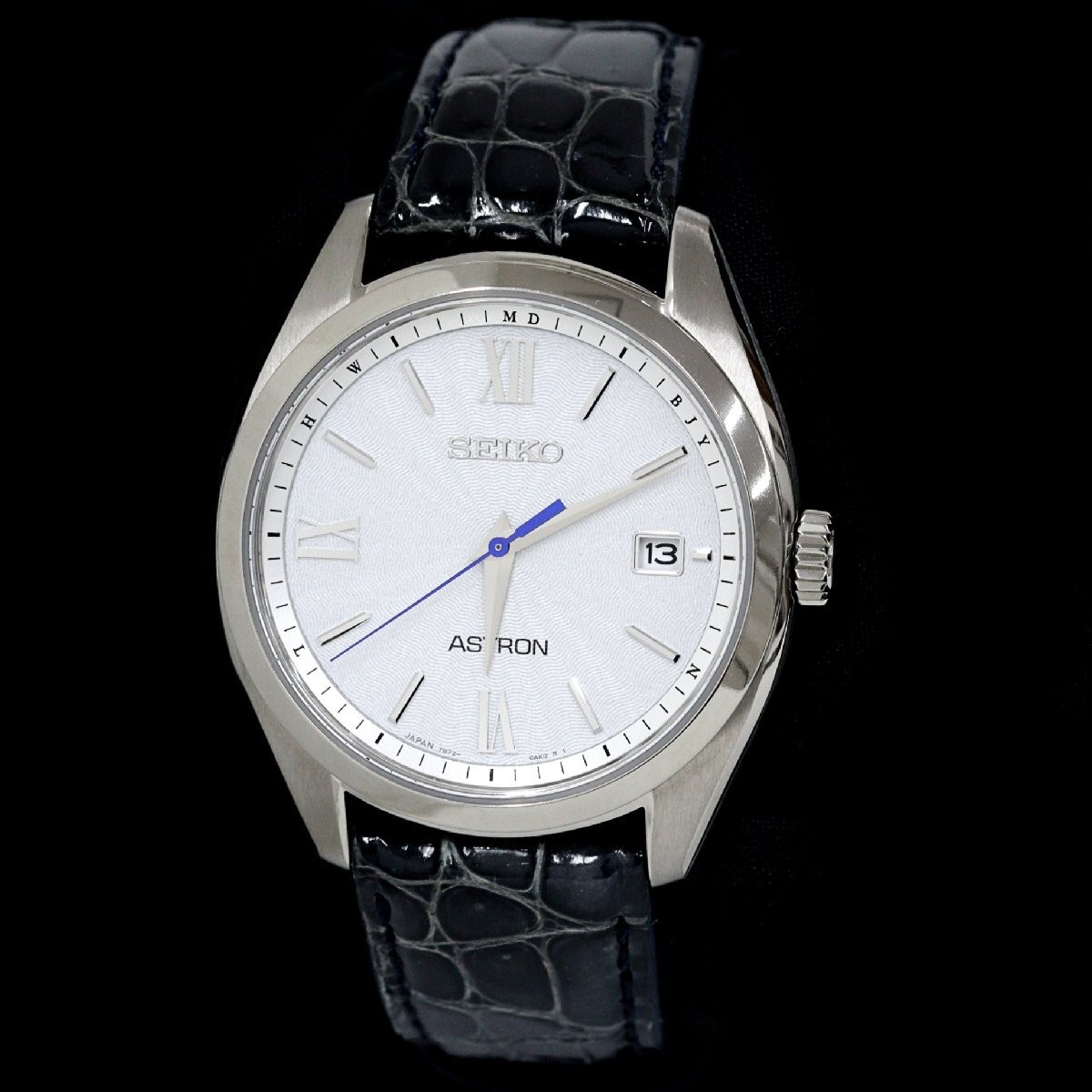 Seiko Astron SBXY035 7B72-0AD0 Watch, Radio-Controlled, Solar-Powered, Quartz,
