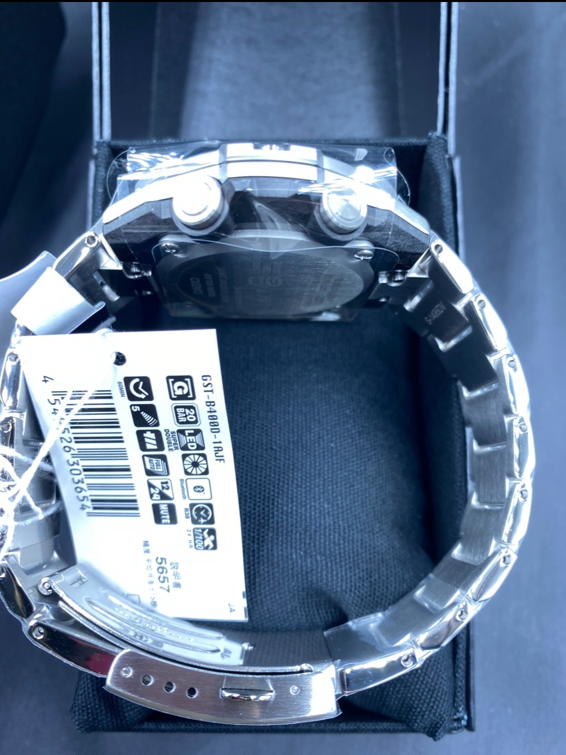 Casio G-Shock GST-B400D-1AJF Bluetooth Solar Stainless Steel Men’s Watch New