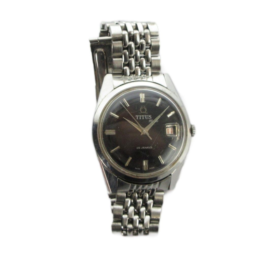 Titus Solvil et TITUS Matic Watch Automatic Vintage Antique Watch Date Calendar