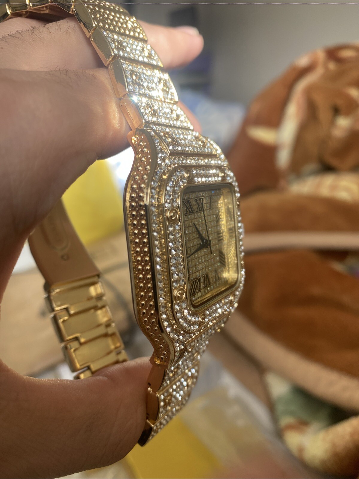 Men’s Watch Fully Iced With Real Lab Tested Diamonds