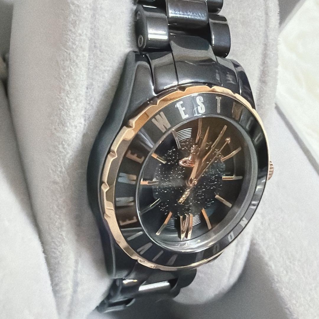 Working Vivienne Westwood Watch Quartz Gold Orb