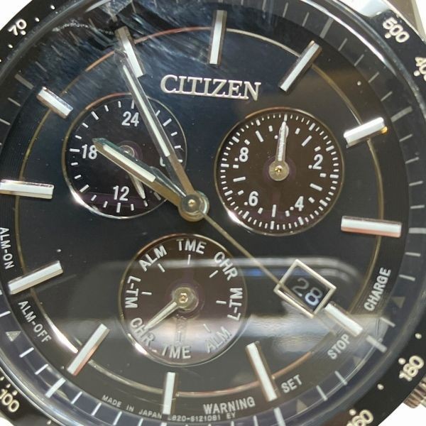 Citizen E820-S083460 Radio Solar Watch Men’s Wristwatch