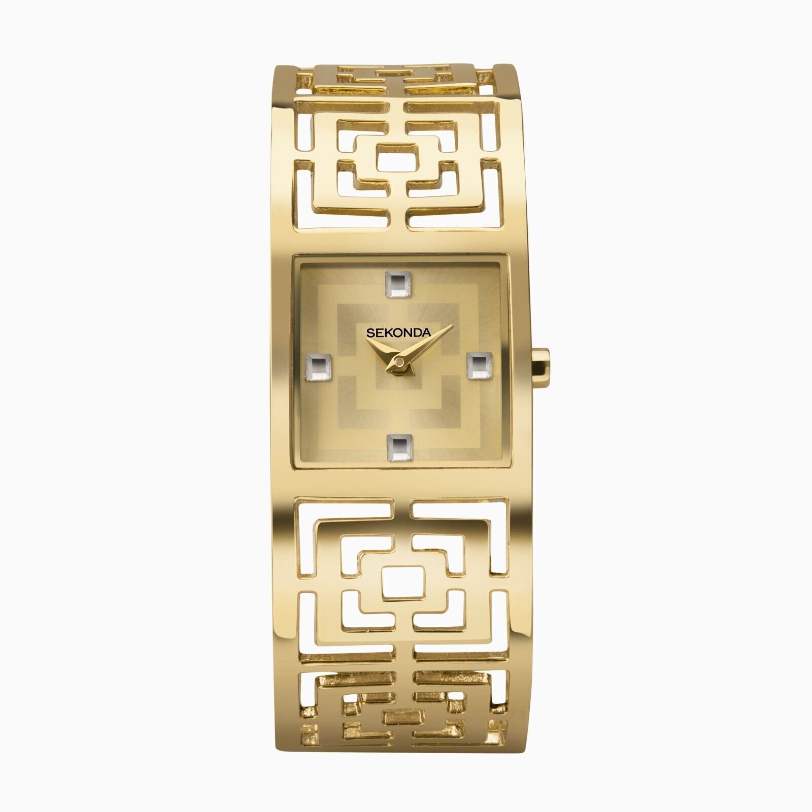 Sekonda Ladies 40310 Grecian Watch Gold Case & Alloy Bracelet Champagne Dial