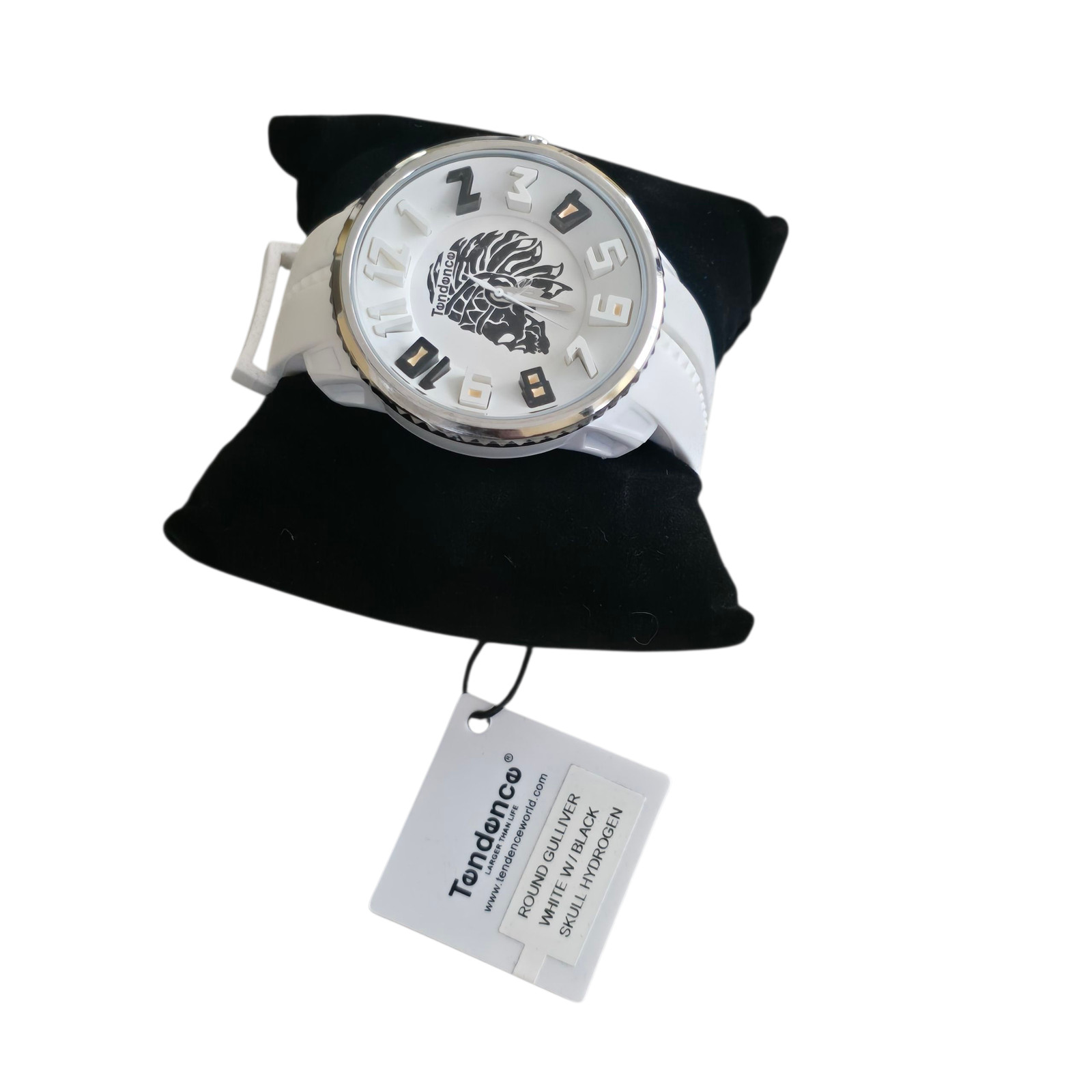 Tendence for Hydrogen Gulliver 3 Indian Skull Watch Quartz 10 ATM White 62627310