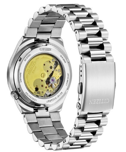 Citizen “TSUYOSA” Burgundy Dial Automatic Stainless Steel Men’s Watch NJ0150-56W