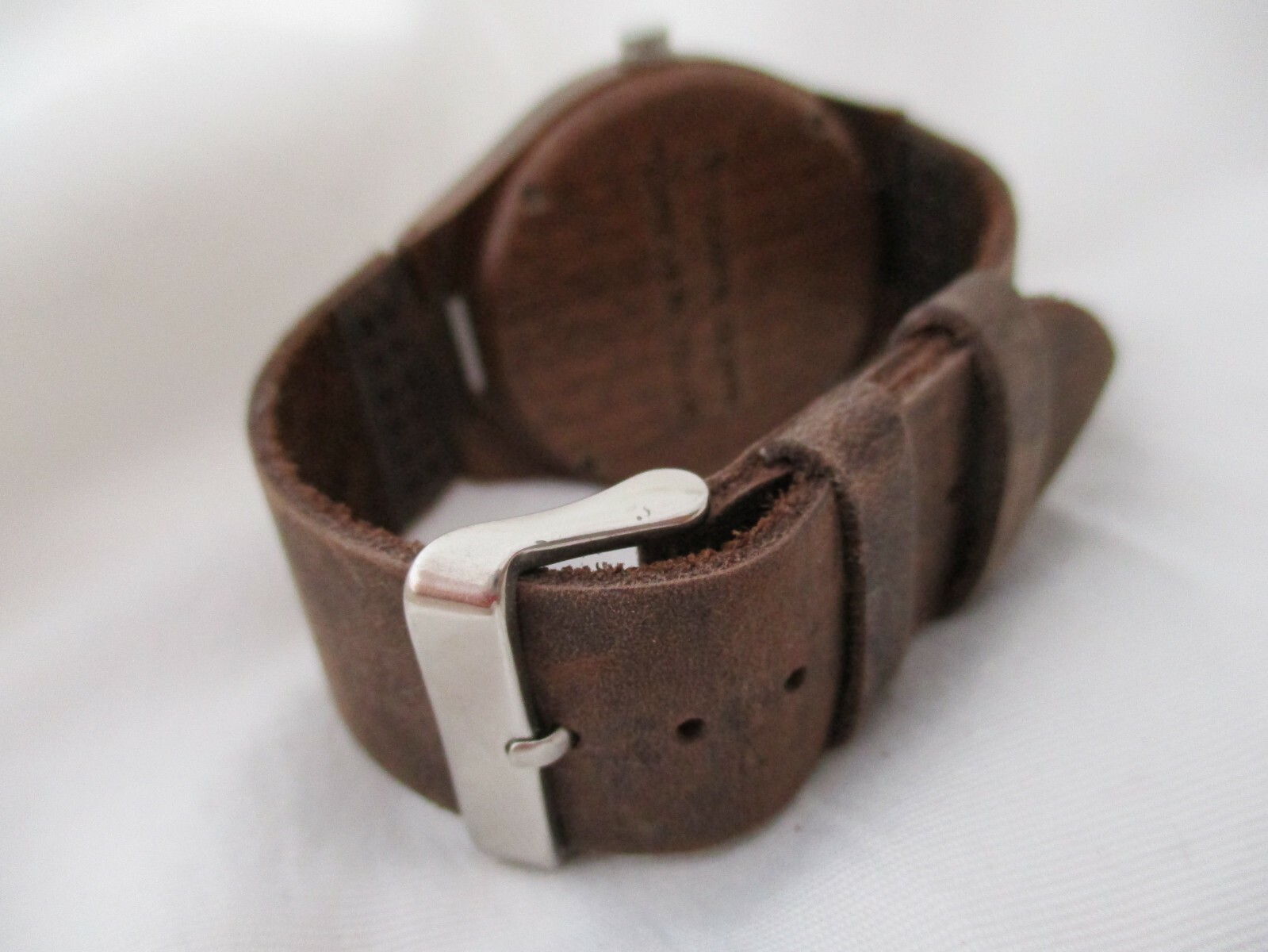 «3 Years Down Forever To Go» Brown Buckle Band Watch