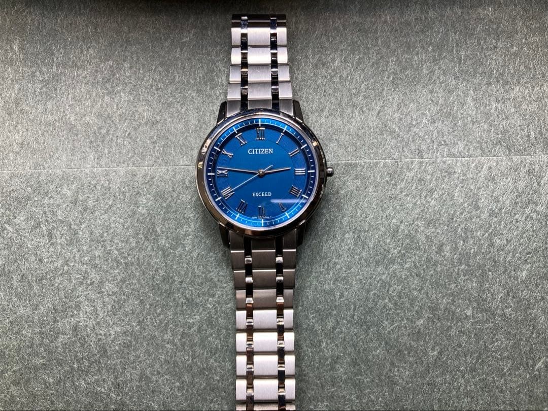 CITIZEN EXCEED AR4000-63L Silver Watch From Japan